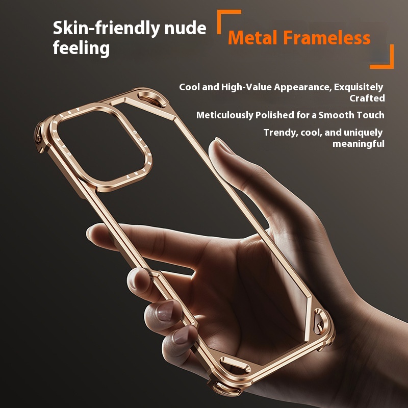 Creative Metal Aluminum Alloy Hollow Phone Case