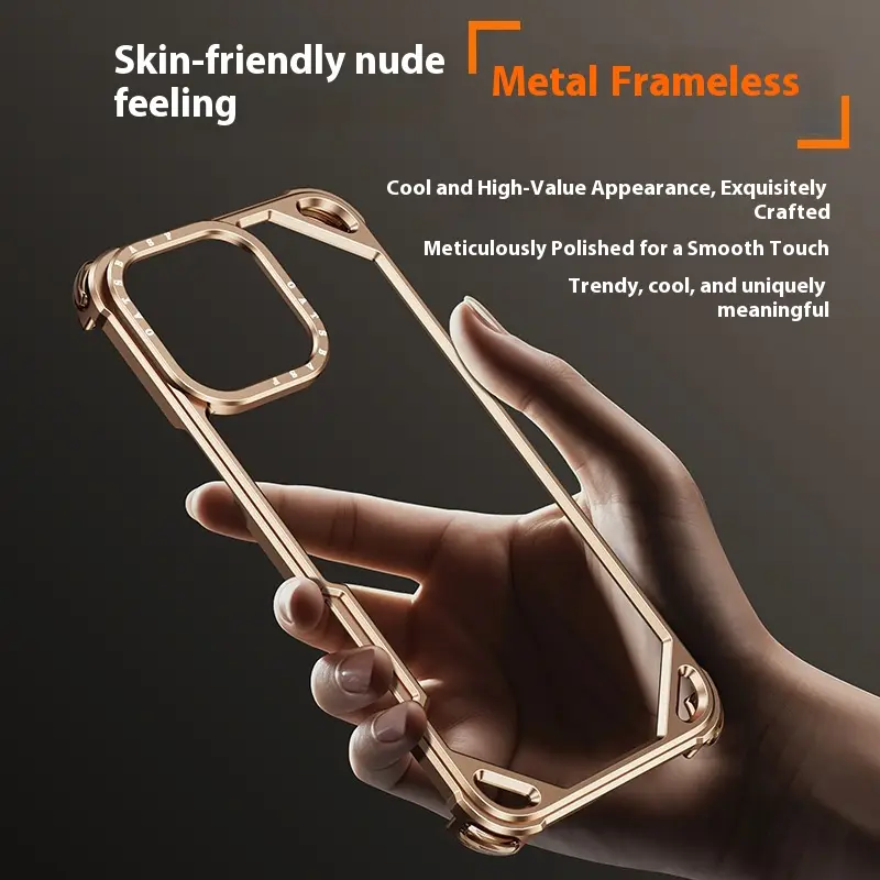 Creative Metal Aluminum Alloy Hollow Phone Case