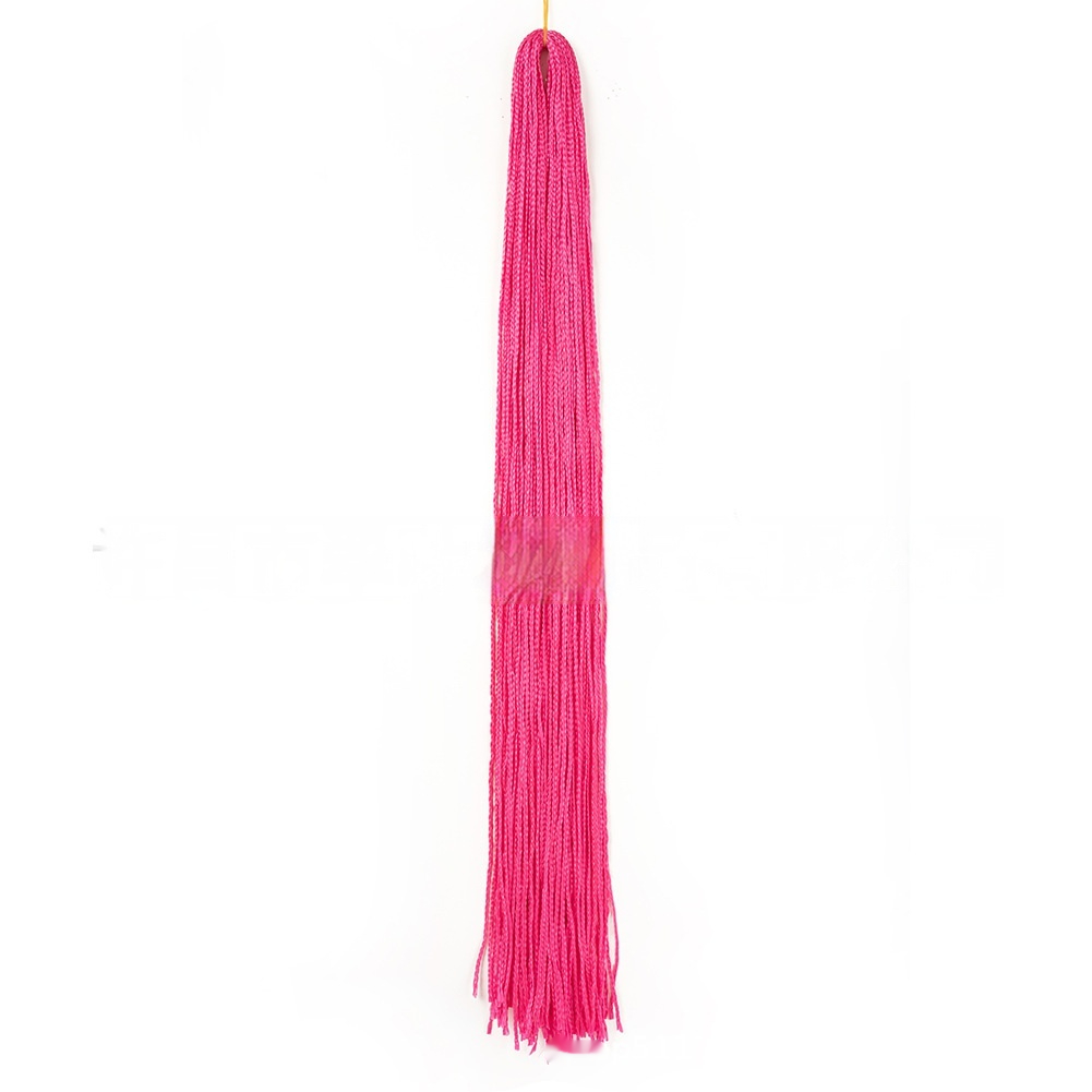 Braided Multi Color Crochet Hair 37