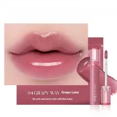 Water Light Mirror No Stain On Cup Lip White Lasting Pure Desire Lip - 04 Grape Path - View 1