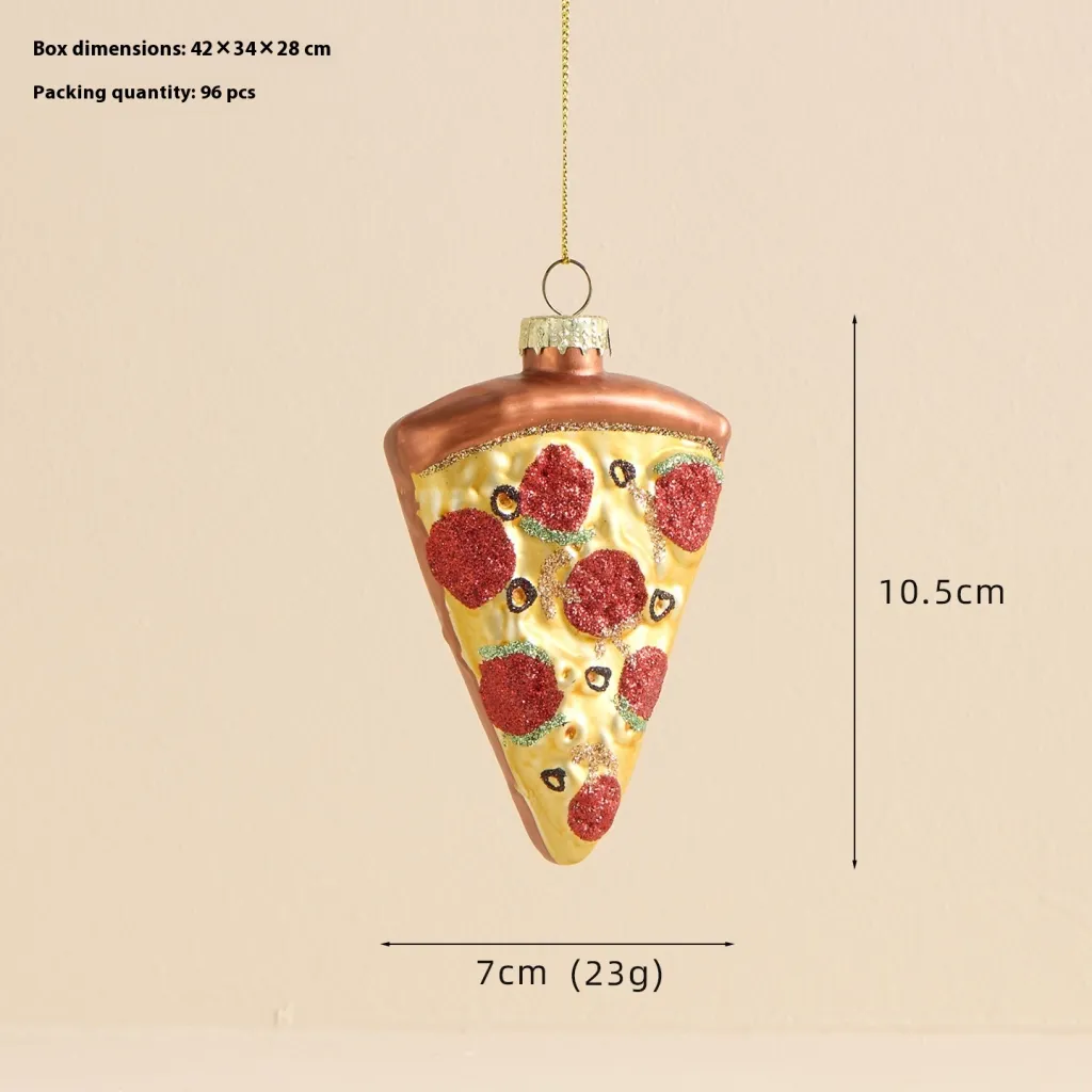 Christmas Decorative Creative Painted Advanced Glass Craft - Style 5
