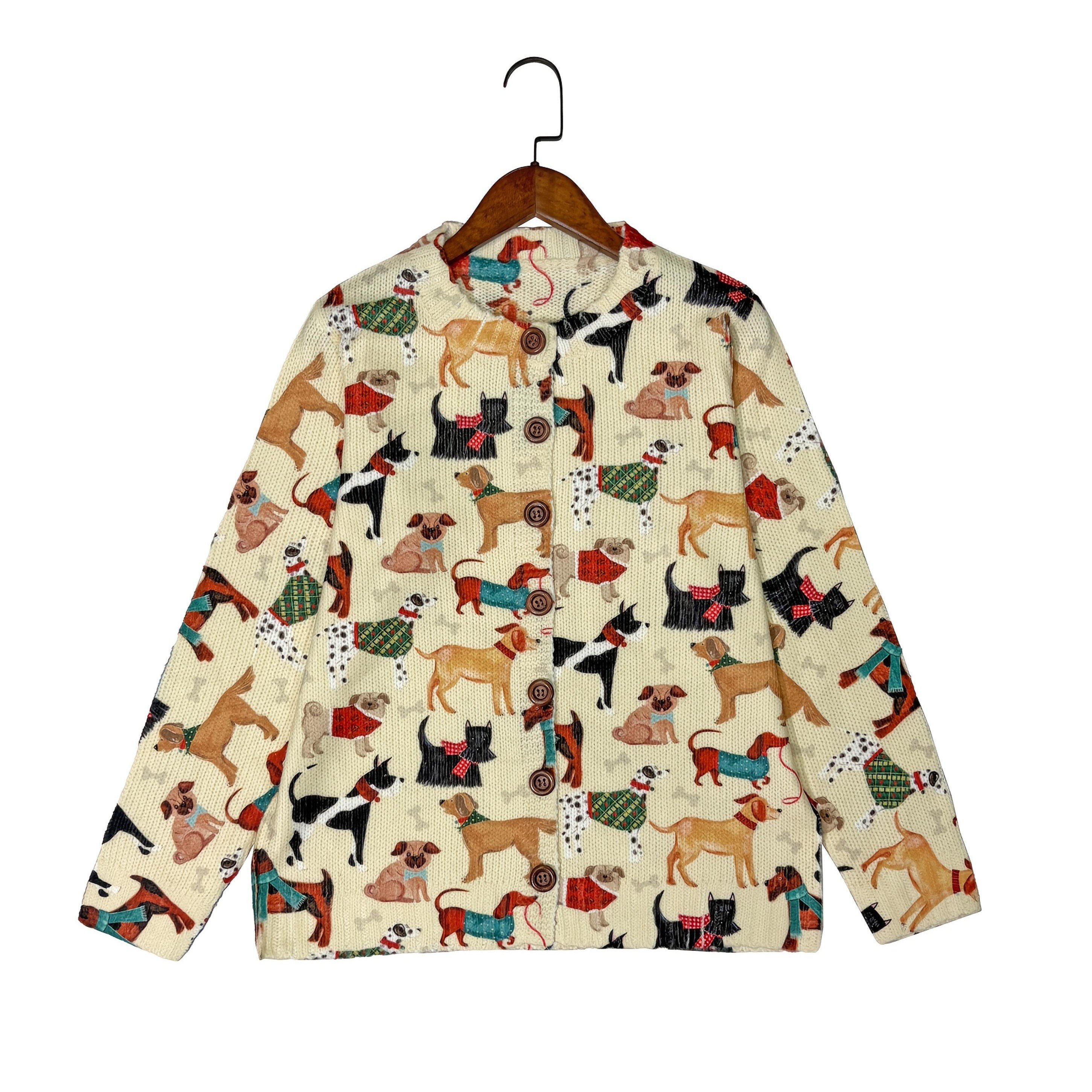 Color Printed Light And Transparent Sweater