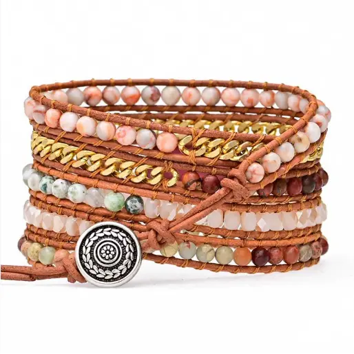 Fashion Irregular Heart Multi-layer Winding Bracelet