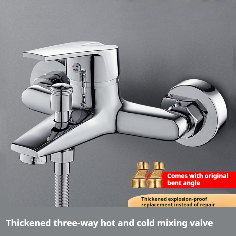 Hot And Cold Faucet Copper Mixing Valve Bathtub Shower