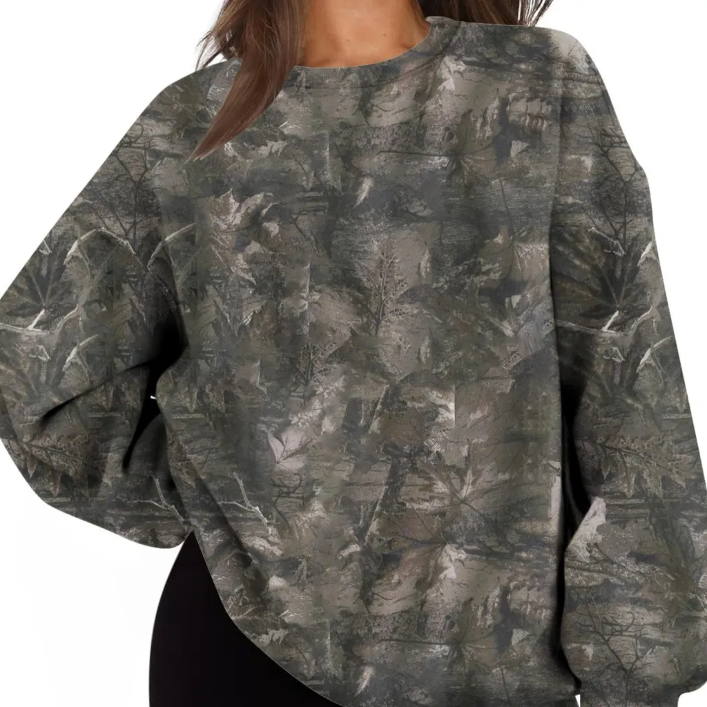 3D Digital Printing Women's Trendy Round Neck Sweater - Wa32Jl250810Y014-S