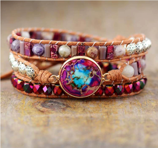 Hot Selling Amethyst Healing Bracelet Good Luck Friendship