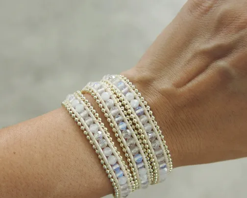 Retro Multi layer Winding Natural Stone Bracelet String Beads Style 2 - Shop at LoveMi