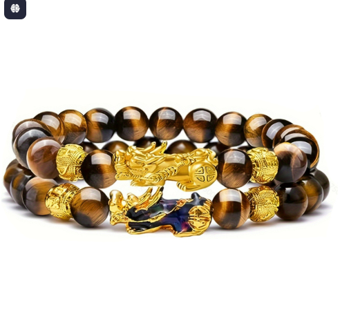 Tigereye & Haematite Bracelet Full View