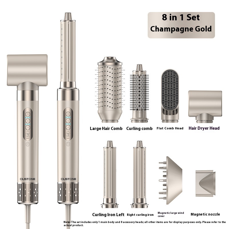 Household 8 In 1 Hair Curler Multifunctional Blowing Combs 6