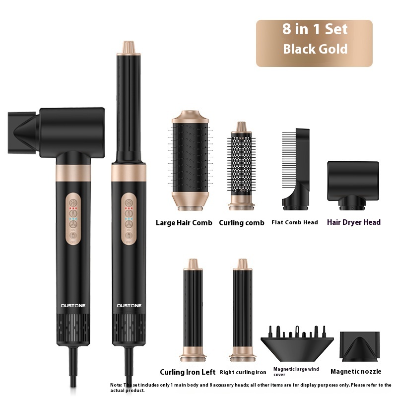 Household 8 In 1 Hair Curler Multifunctional Blowing Combs 12