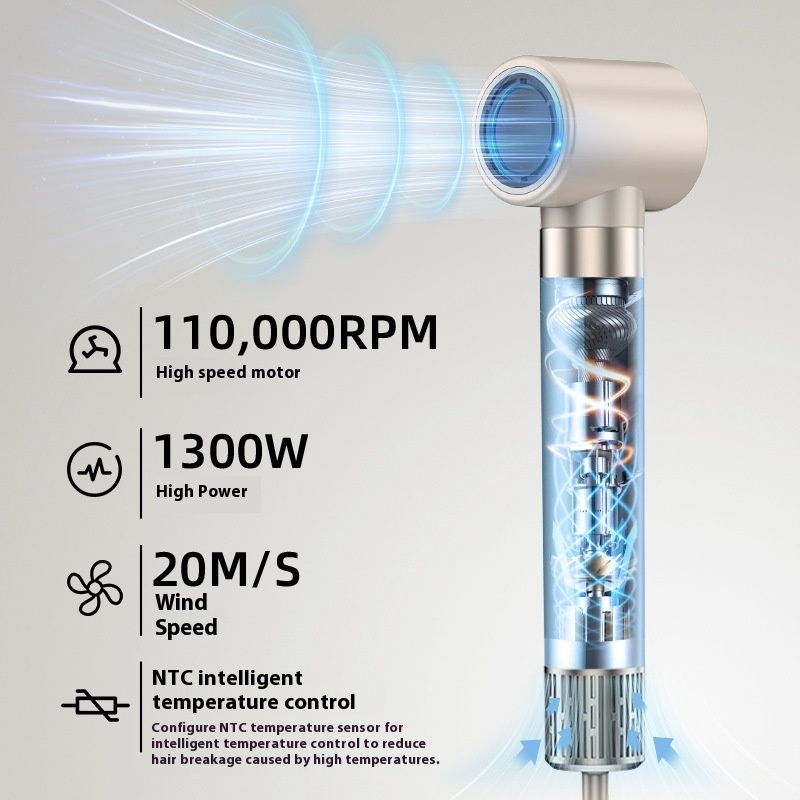 Household 8 In 1 Hair Curler Multifunctional Blowing Combs 3