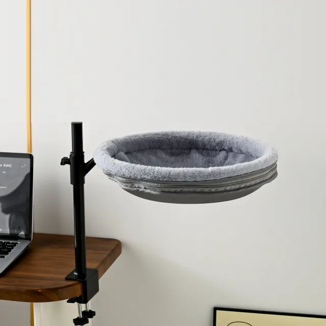 Household Non occupied Desktop Suspended Cat Bed Black And Gray - Shop at LoveMi