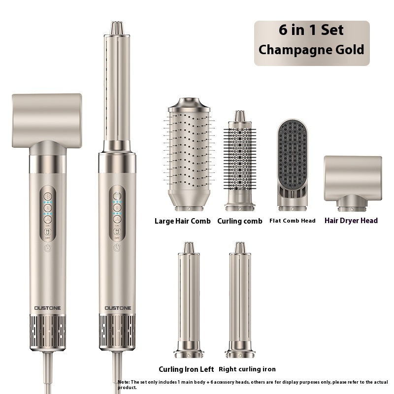 Household 8 In 1 Hair Curler Multifunctional Blowing Combs 8