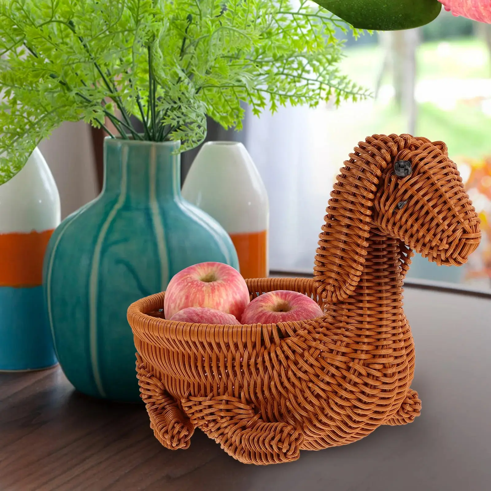 Creative Fruit Plate Handmade Rattan Basket