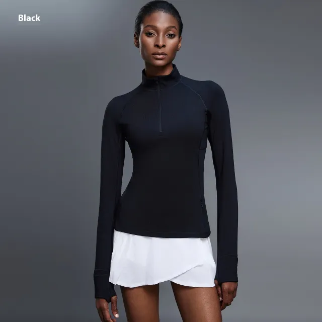 Women's Fashion Slim Fit Slimming Workout Top Black - Shop at LoveMi