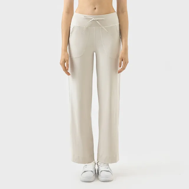 Straight Loose Fashion Casual Yoga Pants Women Albumin - Shop at LoveMi