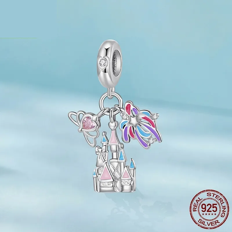 Original Gorgeous Fireworks Castle Diy Pendant Parts - Single Pendant