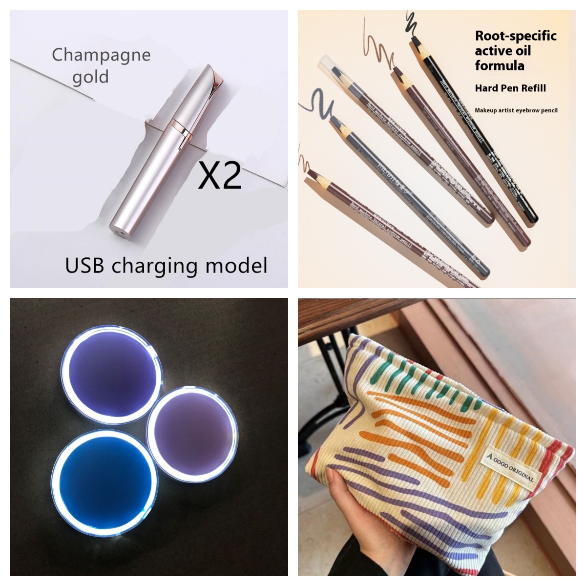 Eyebrow Epilator Maquiagem Profissional Completa Trymer Do Brwi Eye Brow Trimmer For Rasoir Visage Femme Make Up Eye Brow Shaper 5