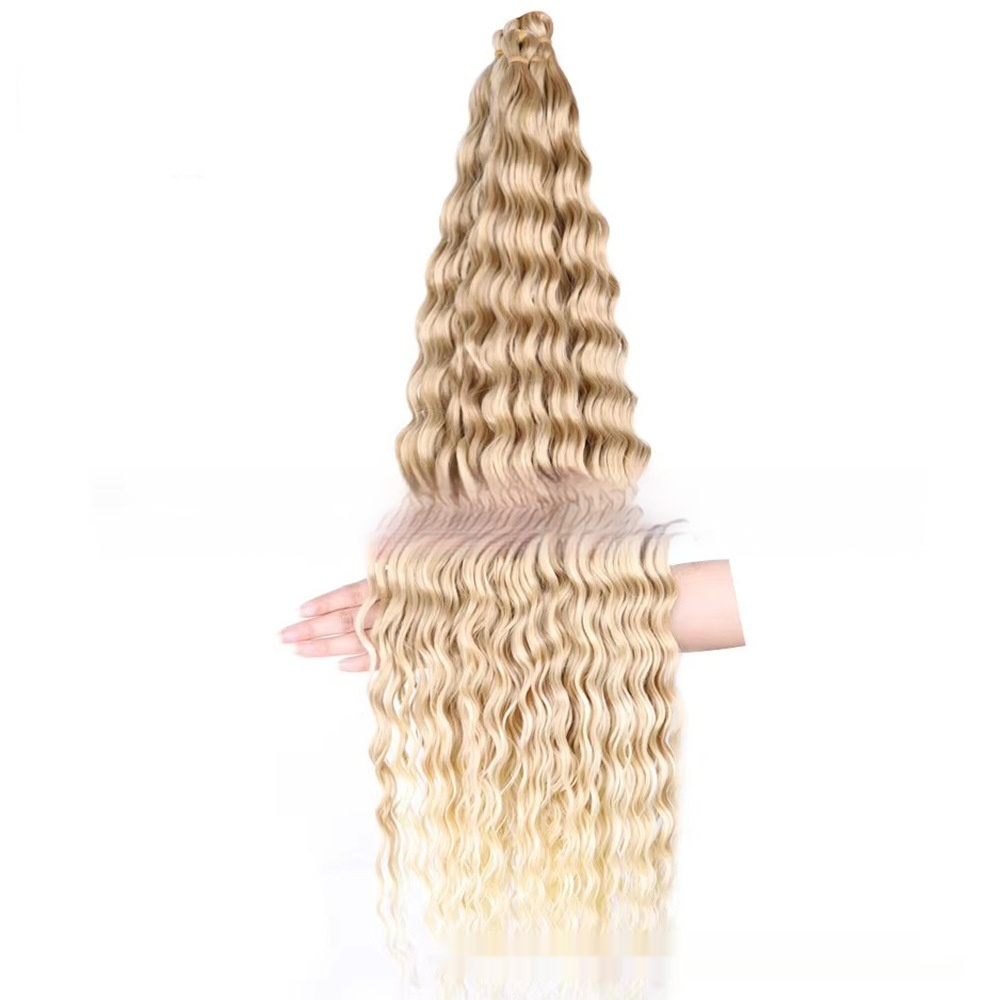 Deep Wave Wig Crochet Latin American Curly Hair 17