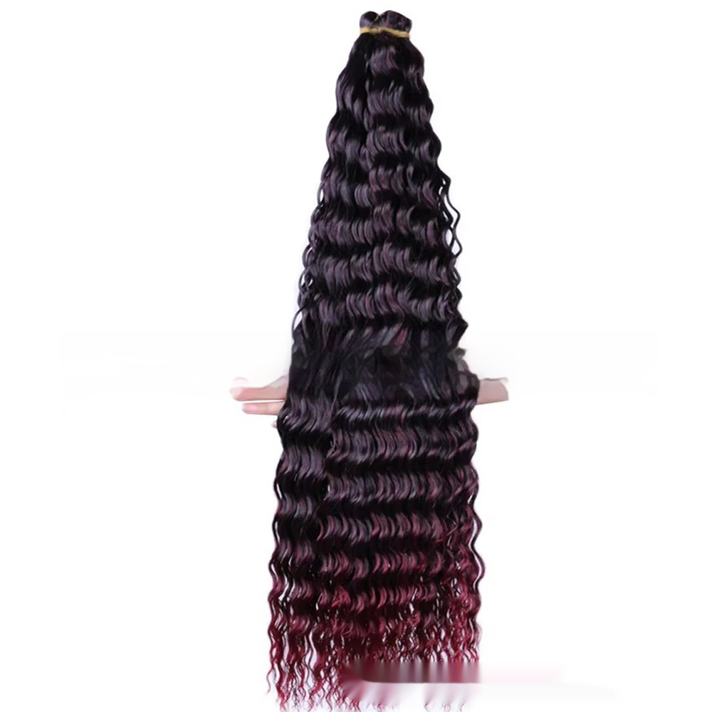 Deep Wave Wig Crochet Latin American Curly Hair 21