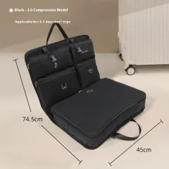 Travel Expansion Buggy Bag Close-fitting Clothes Underwear Panties Storage Bag Buggy Bag - Black - View 1