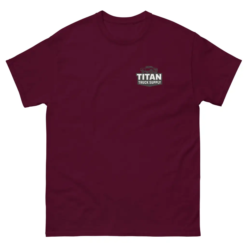 Summer Loose Short Sleeves T-shirt Men's And Women's Round Neck - Wine Red