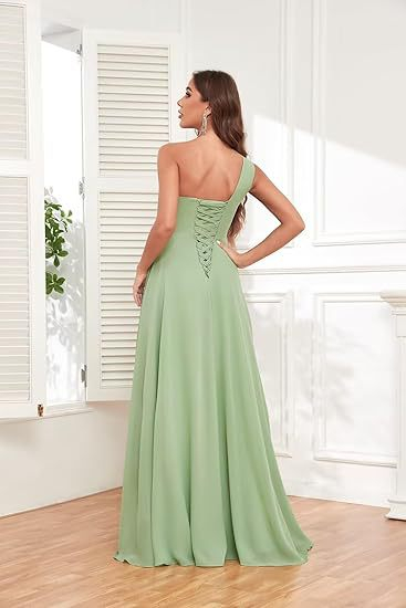 Green Maxi Boho Bridesmaid Dress