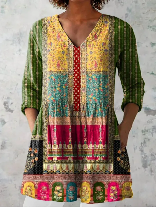 Female Creative Fish Pattern Vacation Style Dress 43Style 5Xl - Shop at LoveMi