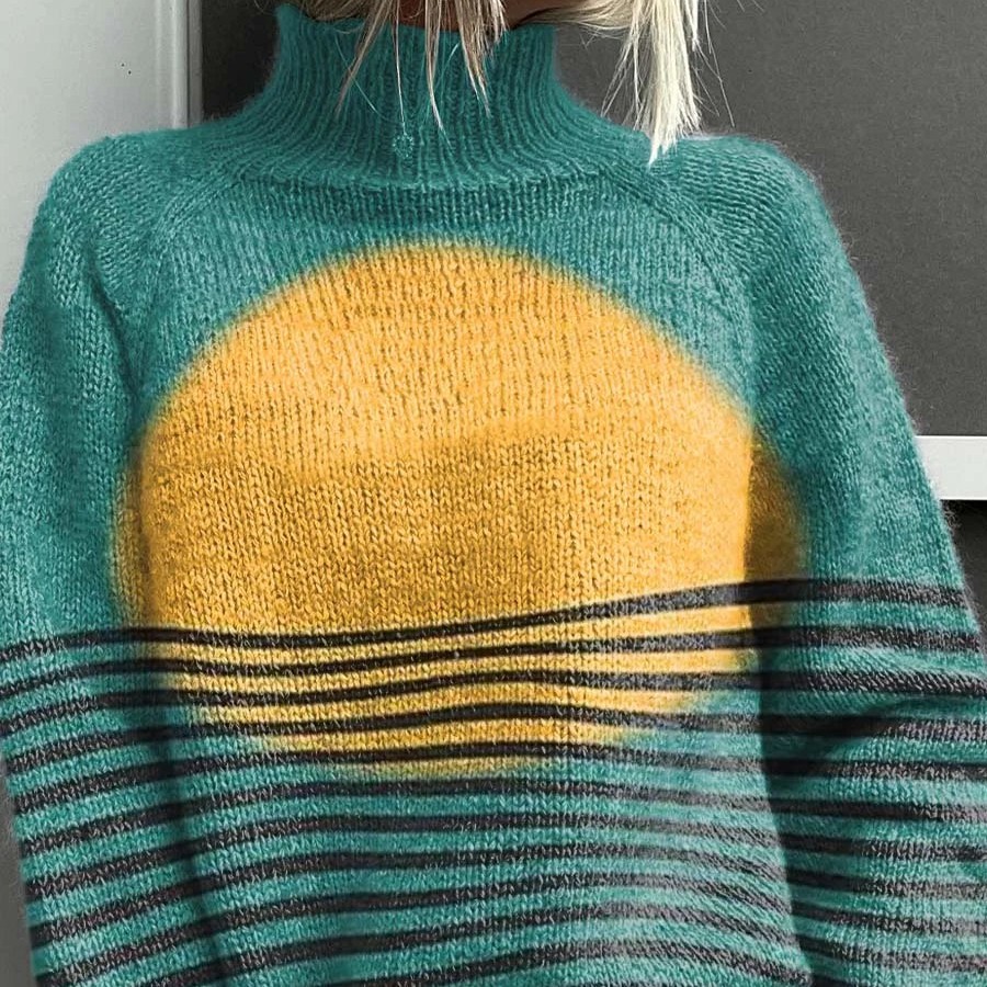 Autumn And Winter Christmas Long Sleeve Lapel Sweater