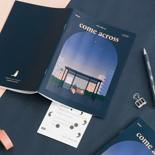 Notebook Book A5 Horizontal Line Soft Surface Notepad 4
