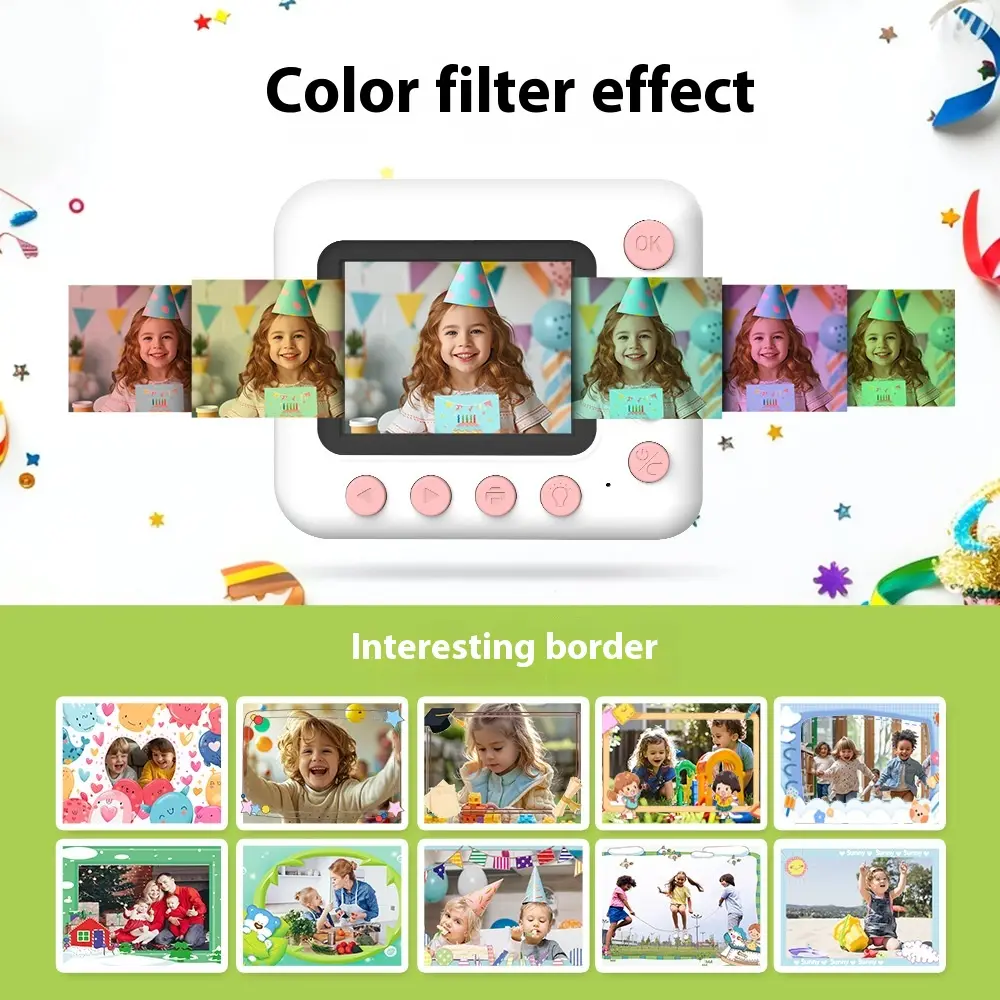 HD Photo And Video Instant Printing Camera