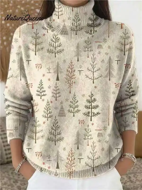 Christmas Abstract Print Casual Cape Jacket 12Style - Shop at LoveMi