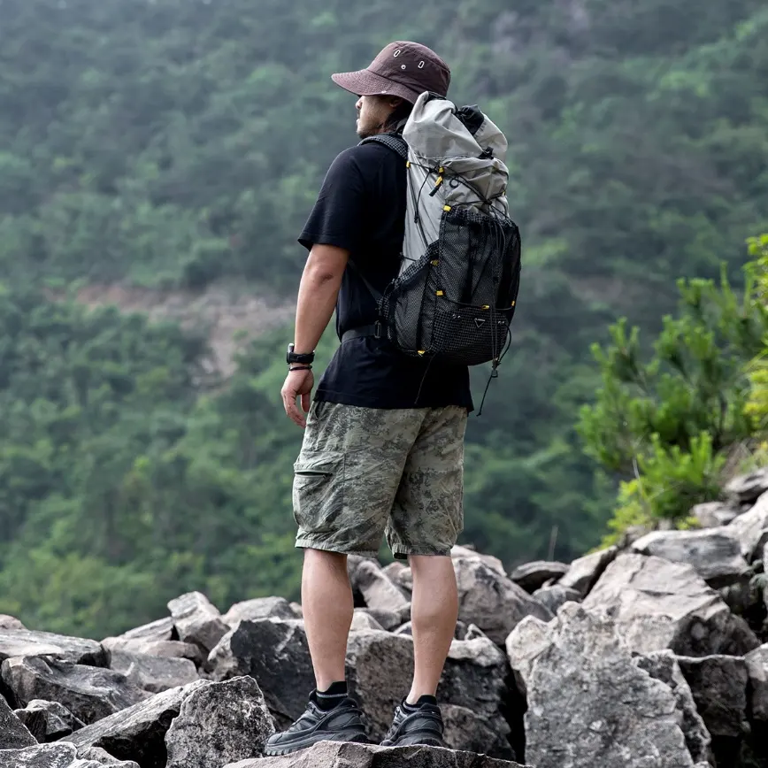 Outdoor Mountaineering Bag 35L Hiking Large Capacity Backpack