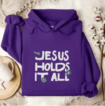 Creation And Purpose Cross Autumn And Winter European And American Men's And Women's Long Sleeves Purple - Shop at LoveMi