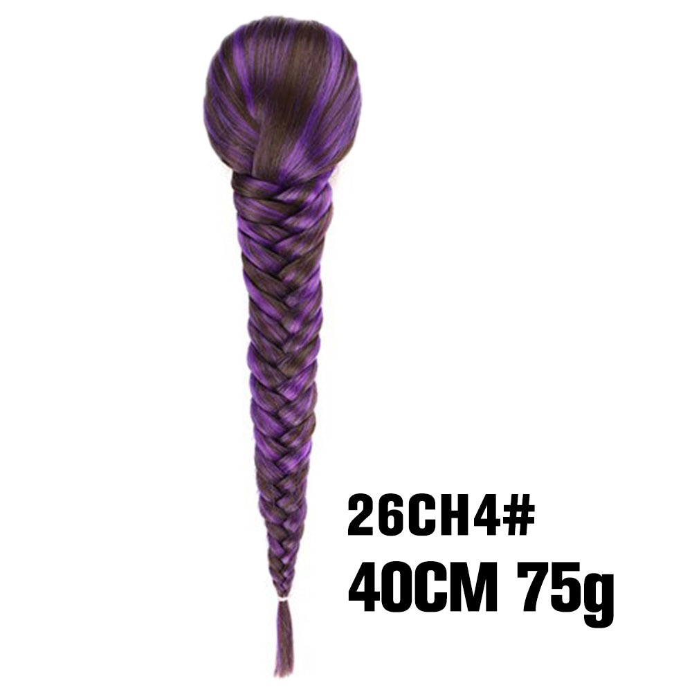 Synthetic Braided Fishtail Horse Tail Women's Wig 21