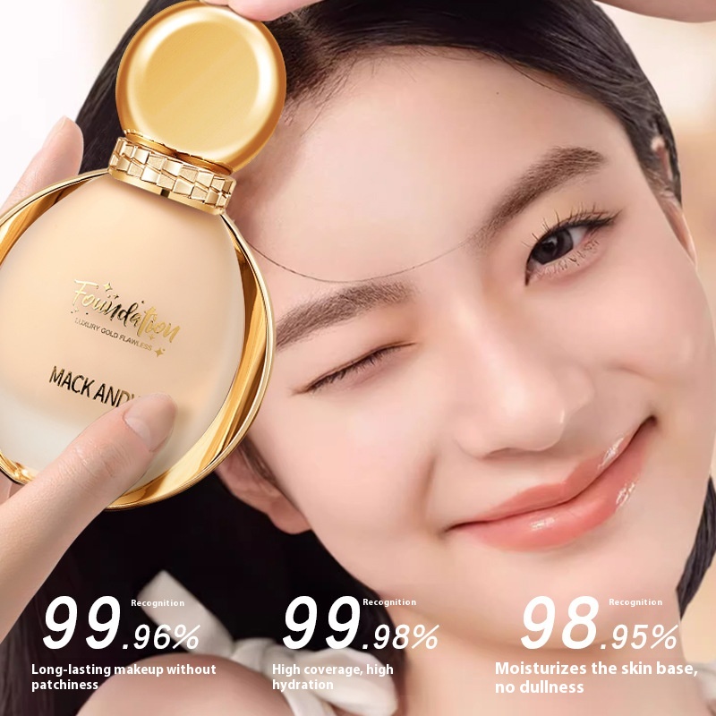 Yeast Extract Liquid Foundation Concealer And Moisturizer Oil Control 3