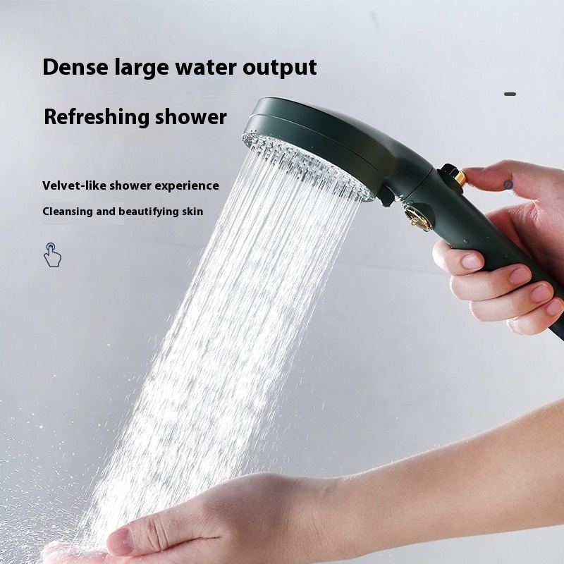 Boost Nozzle Head Three-speed Large Water Pressure Bathroom Shower
