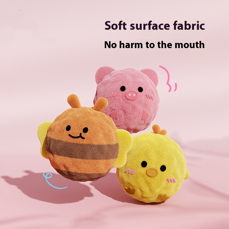 Dog Cartoon Acanthosphere Sounding Toy Pet Molar Teeth Cleaning