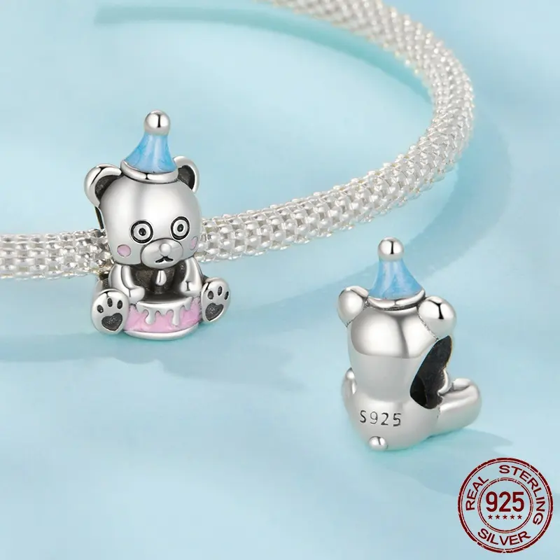 Birthday Cake Bear Diy Bracelet String Beads