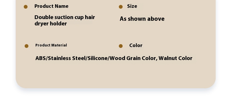 Suction Cup Punch-free Bathroom Hair Dryer Wall-mounted Shelves 17fb6b57 0069 415d 9fc4 B2eb5d35130d Trans