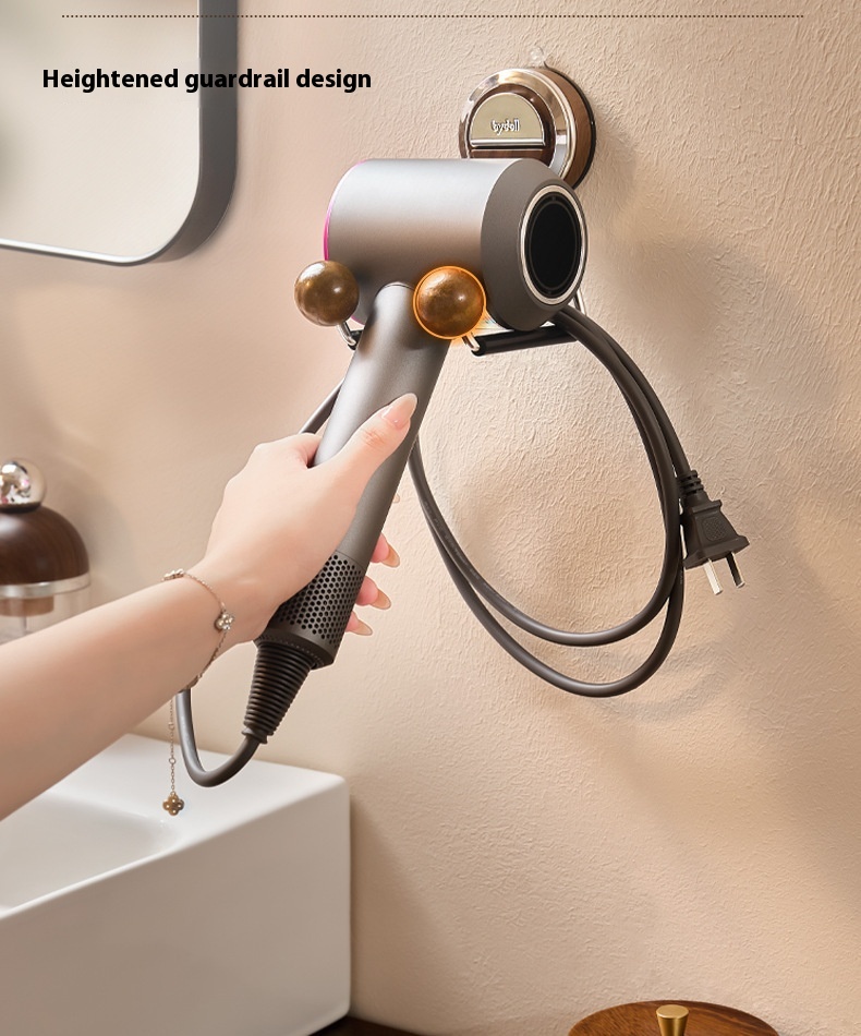 Suction Cup Punch-free Bathroom Hair Dryer Wall-mounted Shelves 3c04c8d7 2b39 42fd 9515 72f173922dcb Trans