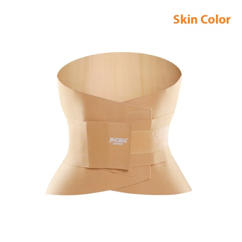 Waist Support Sports Fitness Belly Contracting And Slimming Waistband - Skin Color