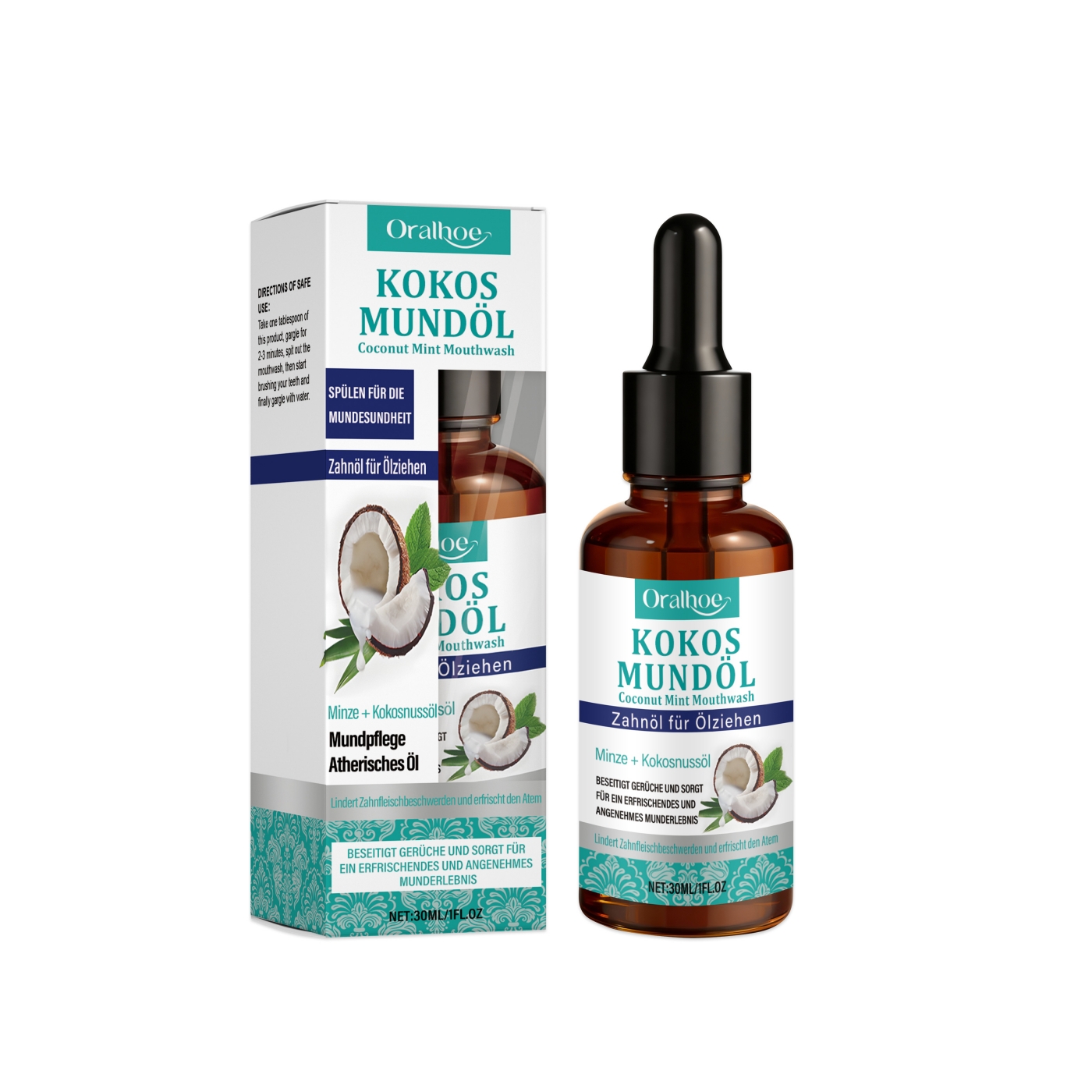 Coconut Mint Refreshing Mouthwash