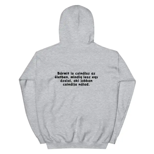 Drop shoulder Sleeve Casual Sports Hoodie Sweater Gray - Shop at LoveMi