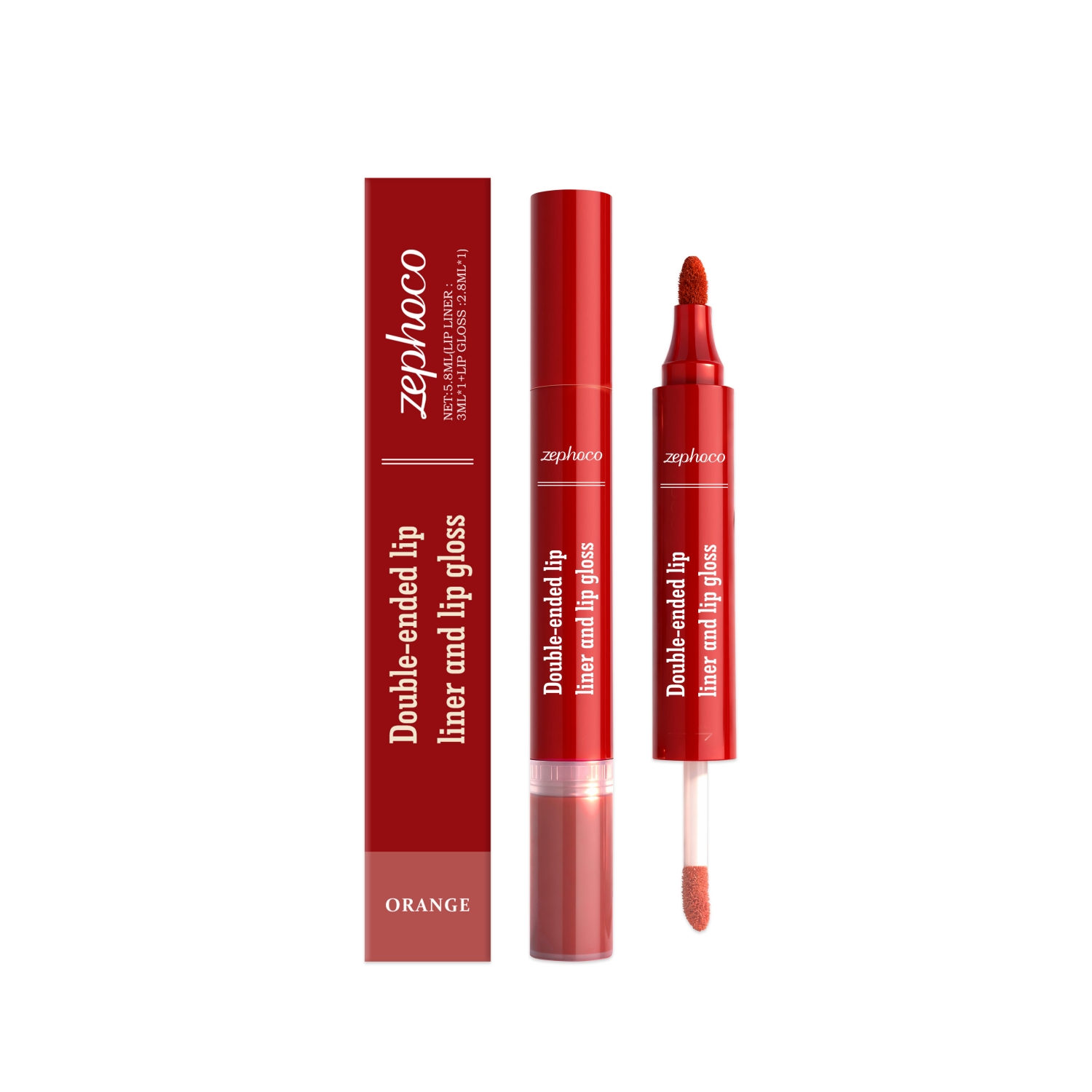 2-in-1 Waterproof Lip Gloss