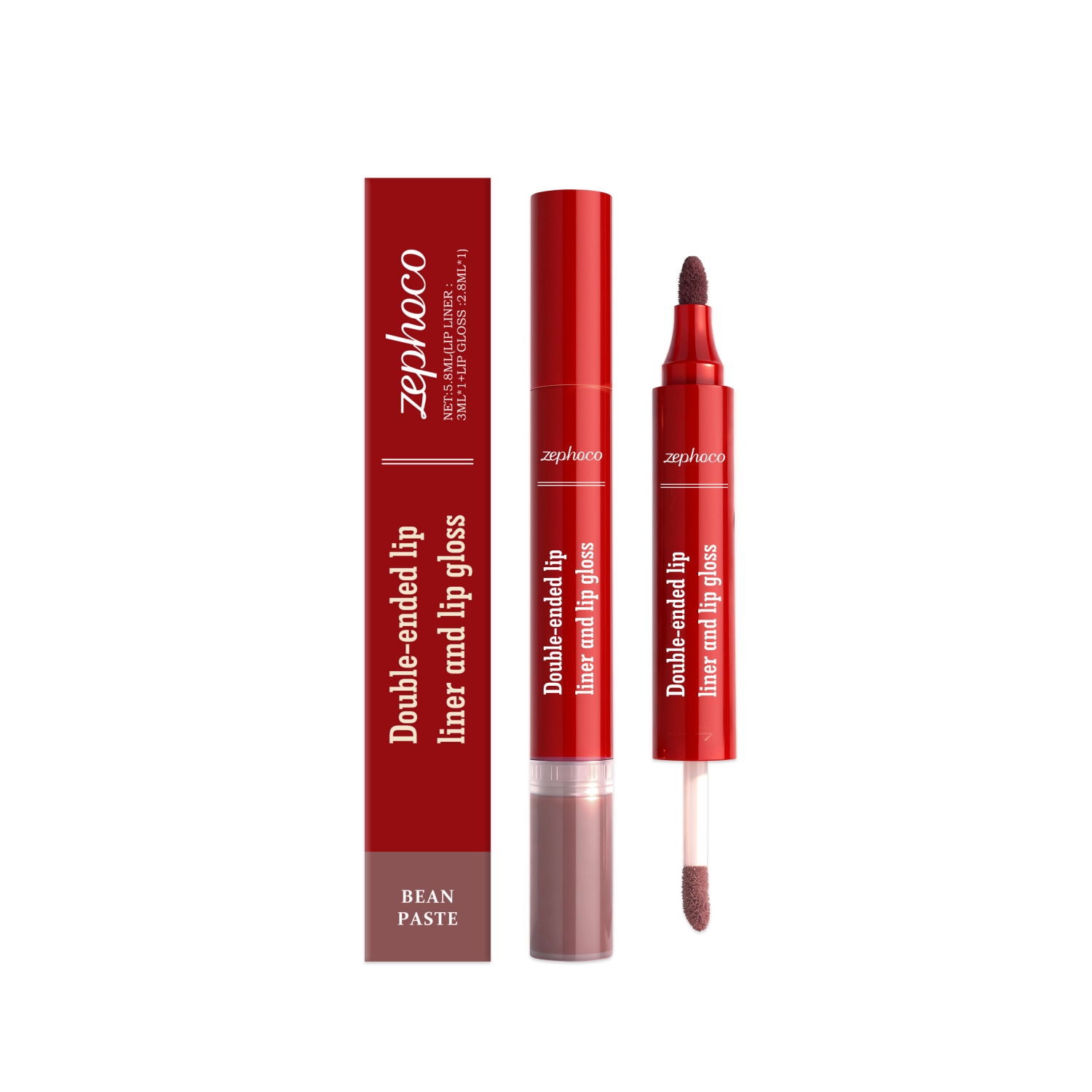 2-in-1 Waterproof Lip Gloss