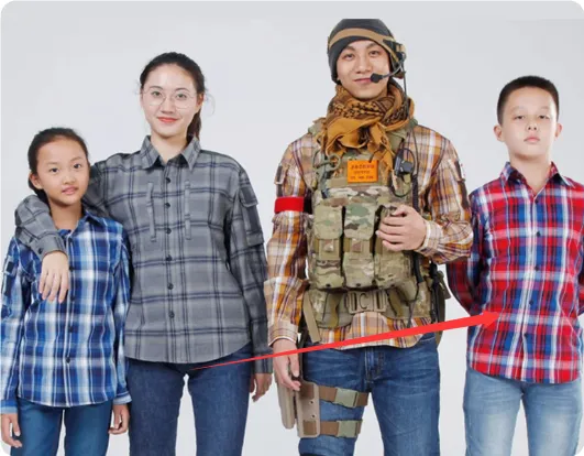 Breathable And Wear resistant Checkered Shirts For Military Red - Shop at LoveMi