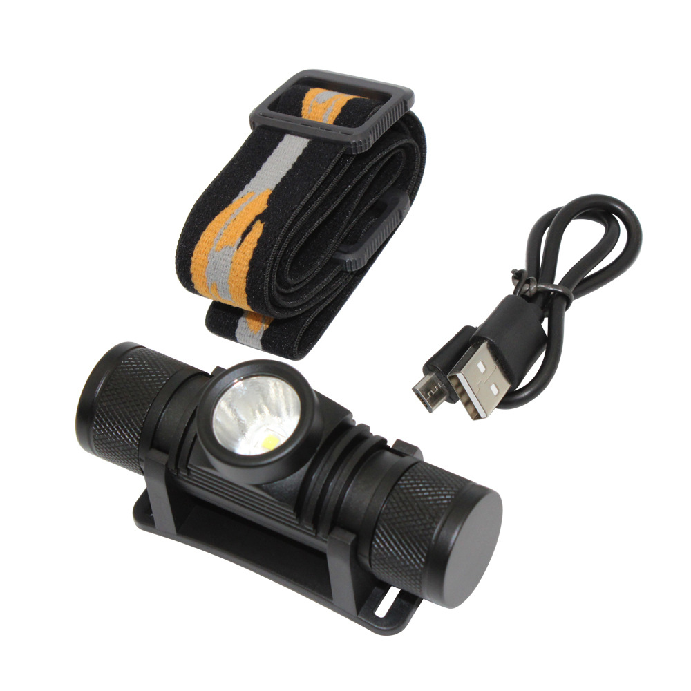 USB Rechargeable Strong Light Single Lamp XML2 Headlamp