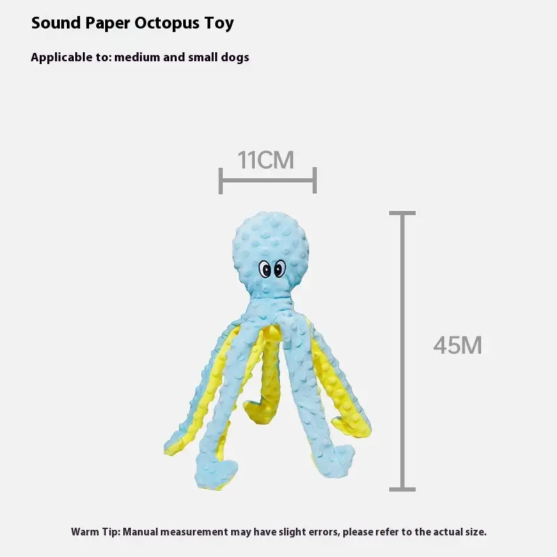Pet Toy Long-legged Octopus Ringing Paper Creaking
