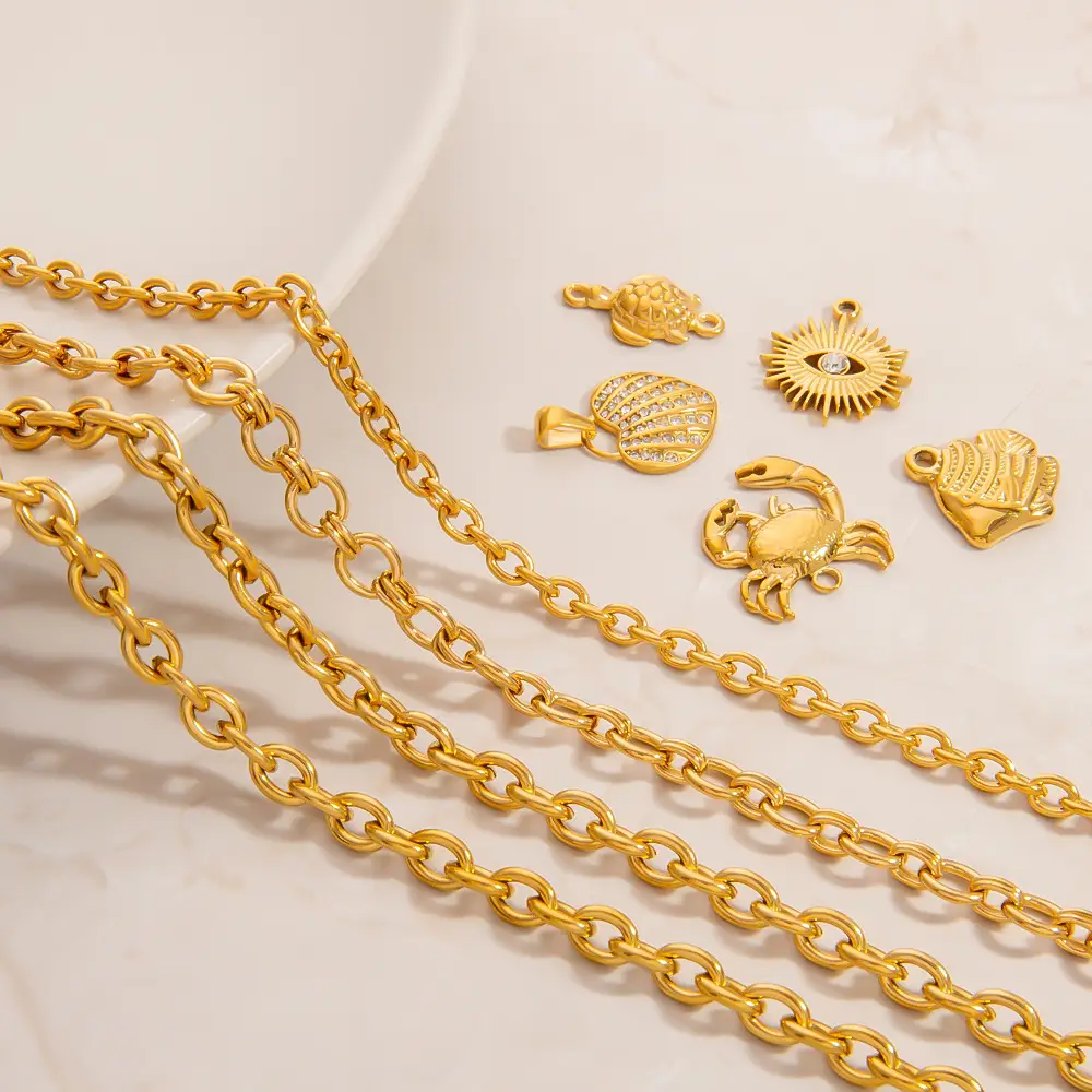 Handmade Pendant 18K Gold Color-preserving Bracelet